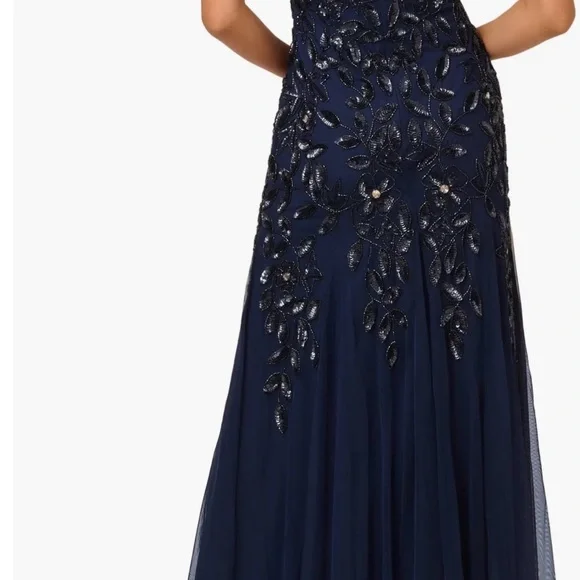 Adrianna Papell Brown Evening Gown - Picture 3 of 17